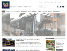 Tablet Screenshot of busfahrt.com